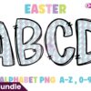 bunny-easter-alphabet-doodle-font-pastel