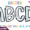 bunny-easter-alphabet-doodle-font-pastel