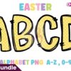 easter-alphabet-font-yellow-dot-png