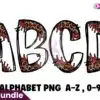 leopard-baseball-alphabet-doodle-font