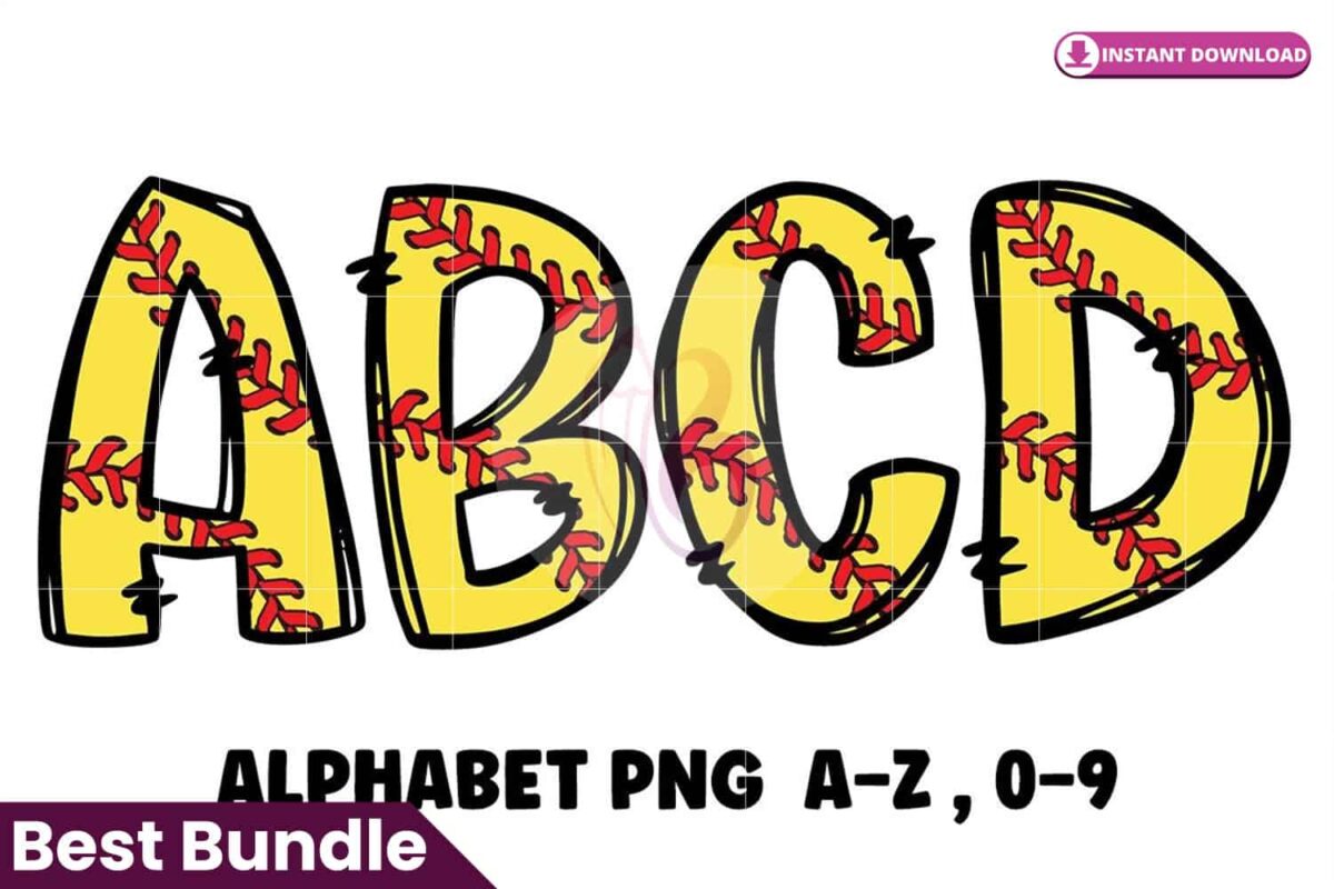 softball-alphabet-doodle-font-png