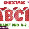 alphabet-christmas-snowflake-sublimation