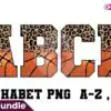 basketball-leopard-alphabet-sublitmation