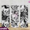 skulls-and-flowers-tumbler-20oz-skinny