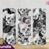 skulls-and-flowers-tumbler-20oz-skinny