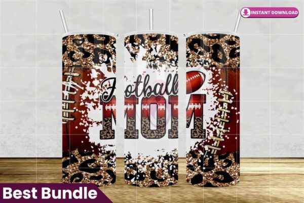 tumbler-football-mom-sublimation