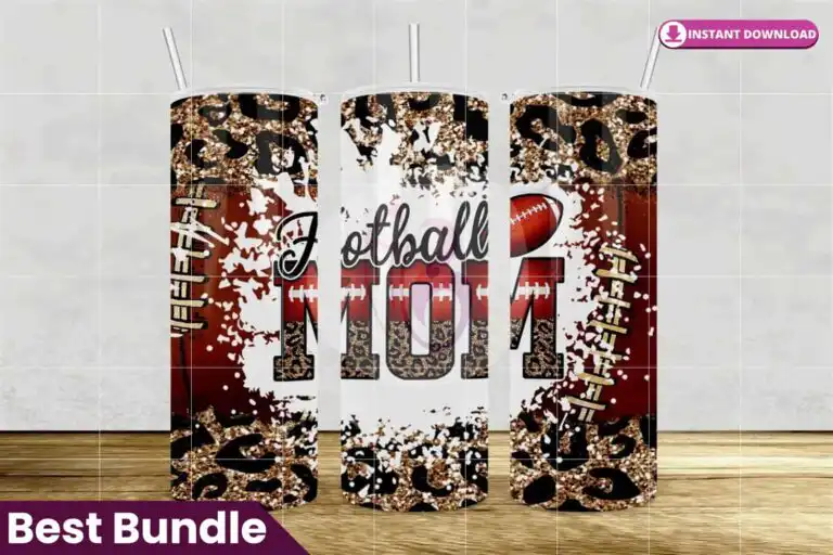 tumbler-football-mom-sublimation