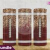 football-glitter-tumbler-sublimation