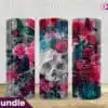 Skulls and Flowers Tumbler Wrap skulls-and-flowers-tumbler-wrap