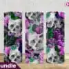 skulls-and-flowers-sublimation-tumbler