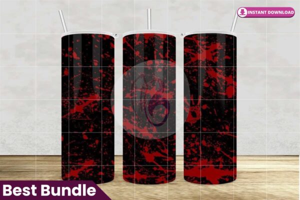 blood-splatter-black-tumbler-wrap