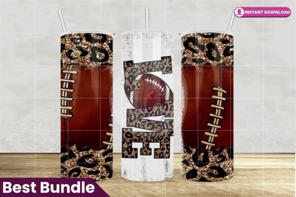 love-football-tumbler-wrap-sublimation
