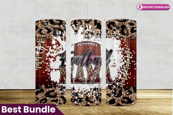 football-mama-tumbler-sublimation-png