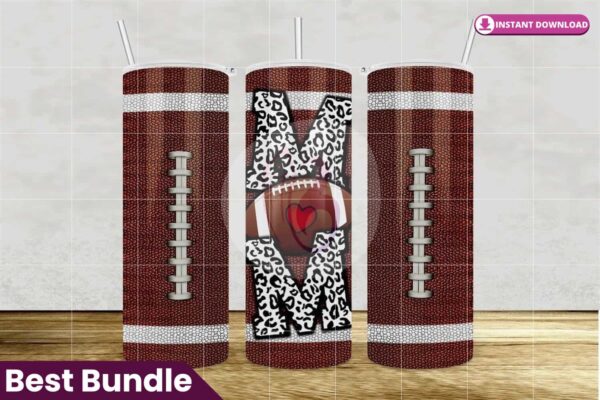 football-mom-leopard-tumbler-sublimation