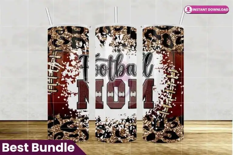 football-mom-tumbler-sublimation-png
