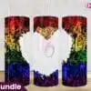 Pirde Tumbler Sublimation Brush Heart pirde-tumbler-sublimation-brush-heart