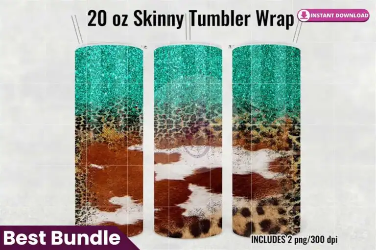 cowhide-cheetah-leopard-skinny-tumbler