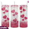 Valentine Pink Heart Glitter Tumbler valentine-pink-heart-glitter-tumbler