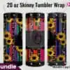tumbler-sublimation-serape-sunflower