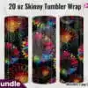 tumbler-sublimation-tie-dye-sunflower