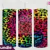 Tumbler Sublimation Colorful Leopard tumbler-sublimation-colorful-leopard