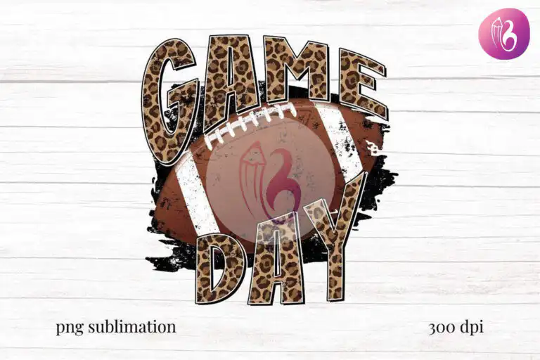 football-gameday-leopard-sublimation-png