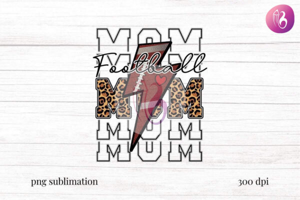 football-mom-lightning-bolt-sublimation