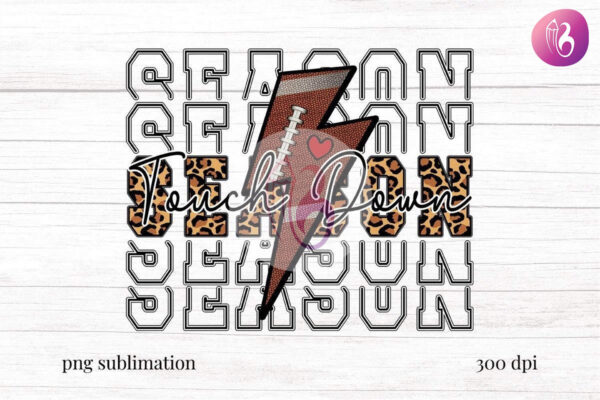 touchdown-season-lightning-bolt-png