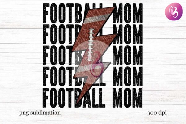 football-mom-lightning-bolt-sublimation