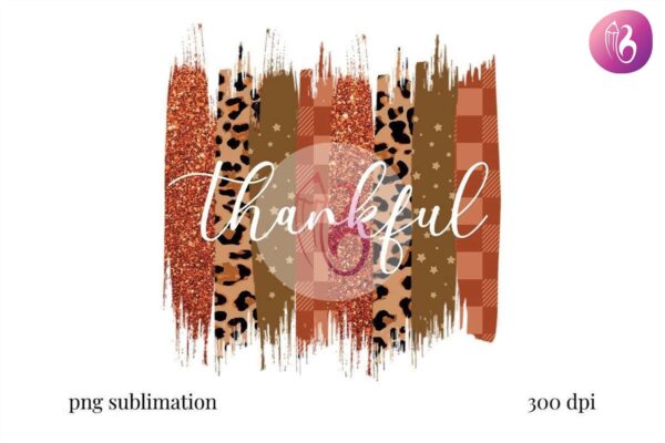 thankful-brush-strokes-sublimation-png