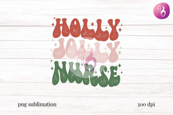 holly-jolly-nurse-christmas-sublimation