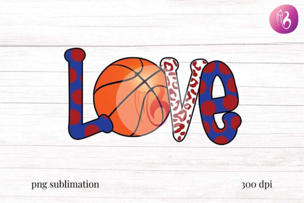 love-basketball-leopard-sublimation