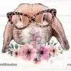 bunny-with-glasses-flower-easter