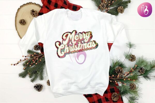 merry-christmas-retro-colorful-leopard