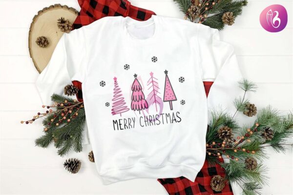 pink-merry-christmas-tree-sublimation