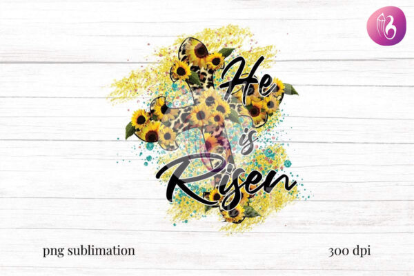 he-is-risen-cross-leopard-sunflower