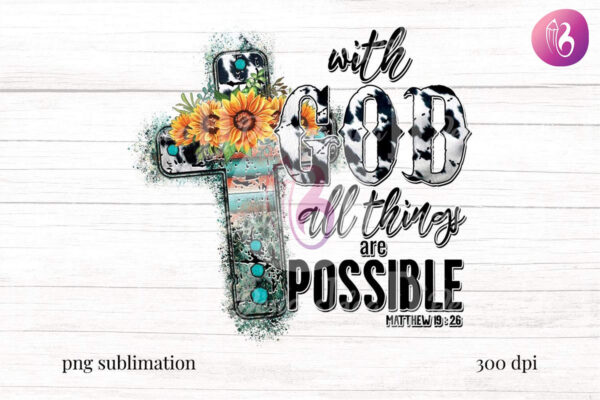 with-god-all-things-are-possible-png
