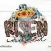 cross-sunflower-risen-indeed-sublimation