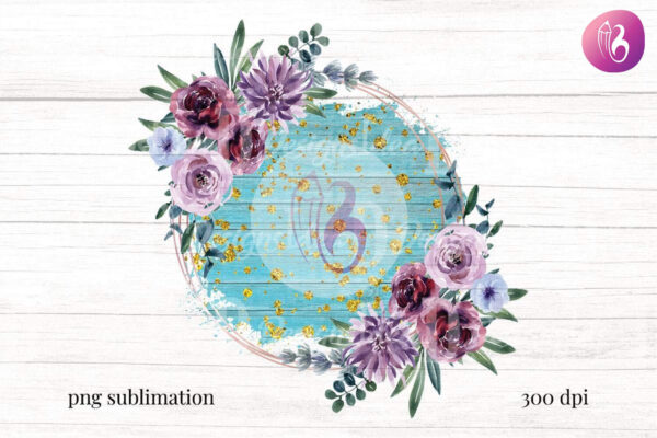 wreath-rustic-wood-flower-gold-glitter