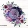 wreath-flower-galaxy-background