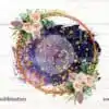 wreath-galaxy-flower-gold-glitter