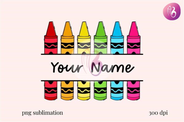 back-to-school-crayon-custom-name-png