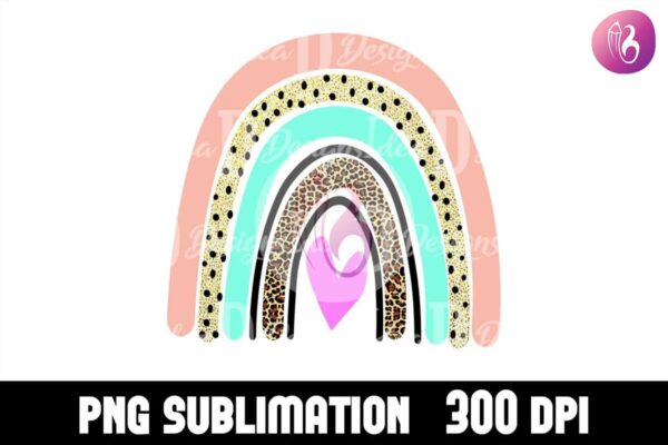 rainbow-pink-glitter-sublimation-png