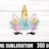 pretty-unicorn-face-sublimation-png