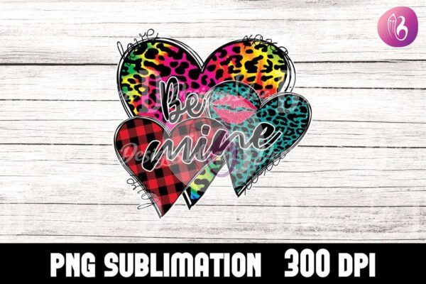 colorful-be-mine-sublimation-png