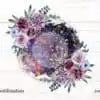 wreath-flower-galaxy-gold-glitter-png