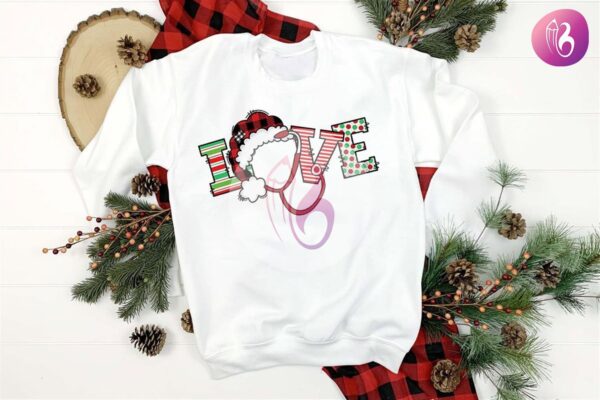 love-christmas-nurse-sublimation-png