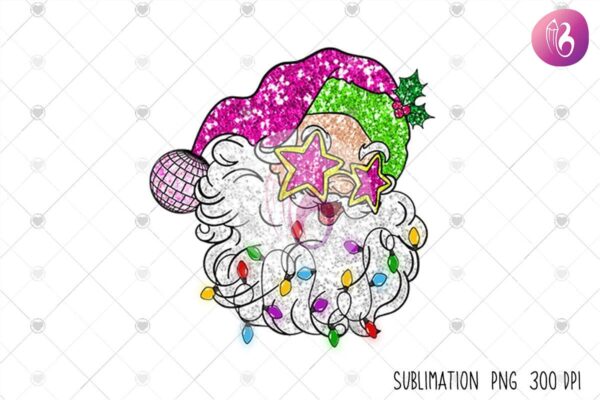 santa-with-sunglasses-sequin-christmas