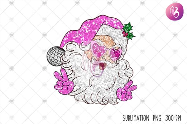 santa-with-sunglasses-faux-sequin