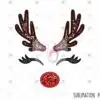 faux-embroidery-girl-reindeer-christmas